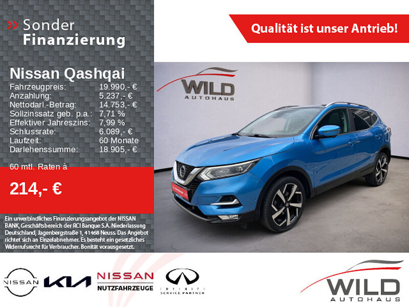 Nissan Qashqai Tekna1.5 dCi, SHZ, PDC, 360° Cam, AHK