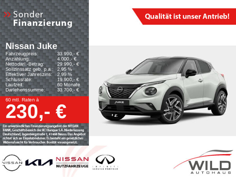 Nissan Juke 1.6 Hybrid N-Design BOSE Navi LED 360° CAM