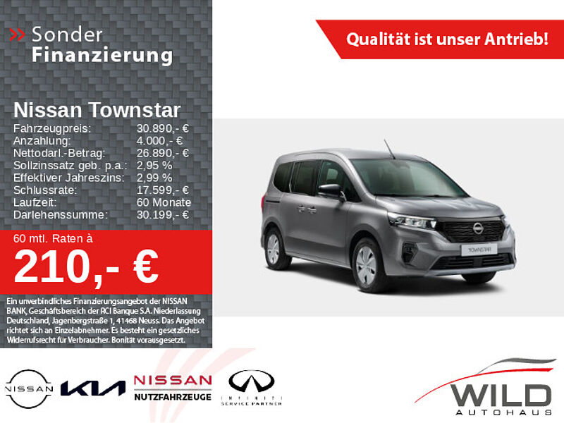 Nissan Townstar 1.3 DIG-T Kombi L1 N-Connecta LED Navi CAM