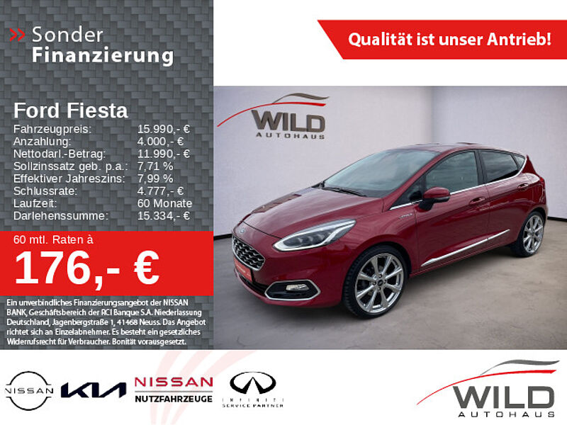 Ford Fiesta 1.0 Eco Boost Vignale LED SHZ Navi Cam