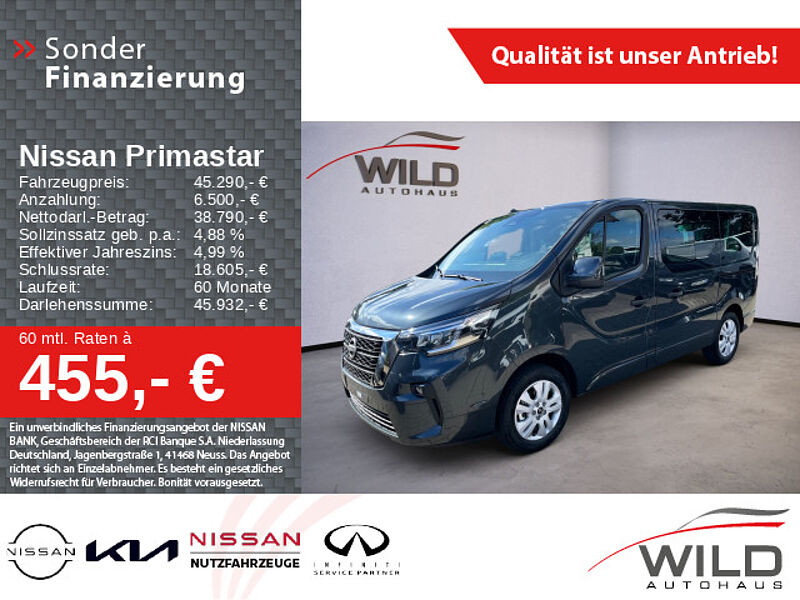 Nissan Primastar Kombi L1H1 2,8t Tekna Design 9 Sitzer