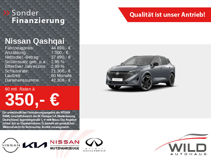 Nissan Qashqai 1.5 VC-T N-Design e-Power LED 360° Navi