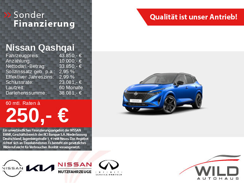 Nissan Qashqai 1.5 VC-T N-Design e-Power LED 360° Navi