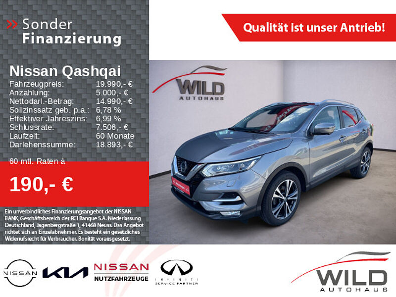 Nissan Qashqai N-Connecta 1.3 140 PS, 360° Cam, SHZ