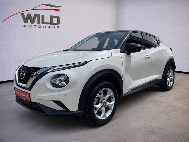 Nissan Juke N-Connecta 1.0 PDC, Cam, SHZ, white & black