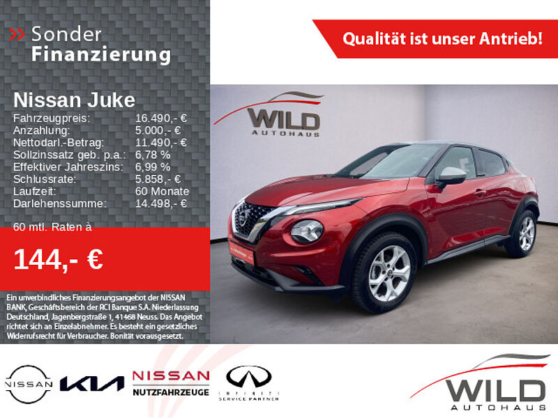 Nissan Juke 1.0 DIG-T N-Connecta 360° Navi Klima LED