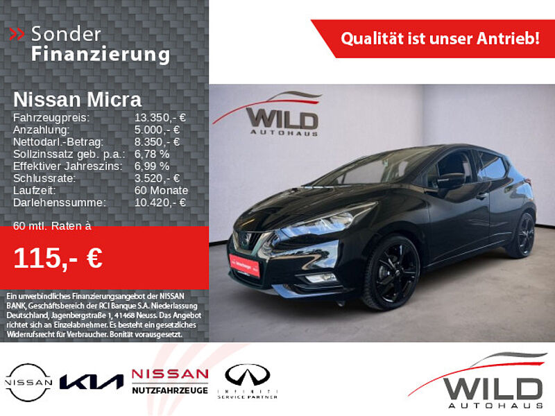 Nissan Micra 1.0 DIG-T N-Tec CAM LED Navi Klima SHZ