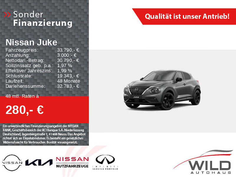 Nissan Juke 1.6 Hybrid Tekna BOSE 360° Navi Winter Paket