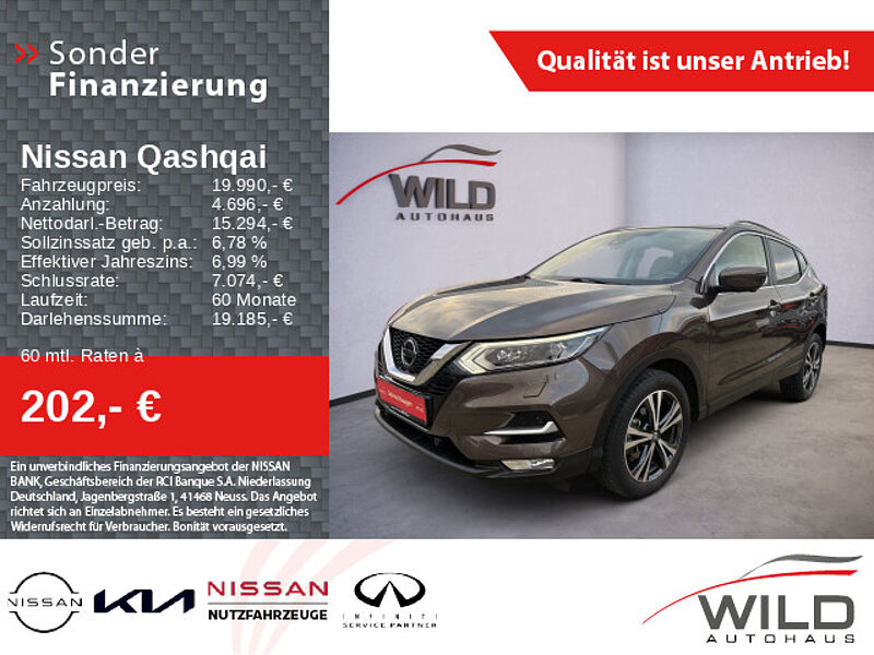 Nissan Qashqai 1.3 DIG-T N-Connecta 360° Navi Klima SHZ